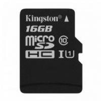 Kingston 16GB microSDXC Class 10 UHS-I 45R Flash Card Single without Adapter