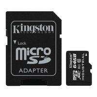 kingston 64gb micro sdhc class 10 uhs i industrial temperature card wi ...