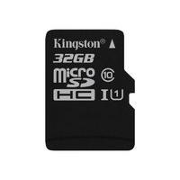 Kingston Technology 32GB microSDHC Class 10 UHS-I 45R Flash Card Single Pack w/o Adapter
