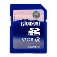 Kingston Secure Digital Card (SDHC) CLASS 4 32GB