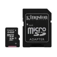 Kingston Micro SDXC (CLASS 10) with SD Adapter 64GB