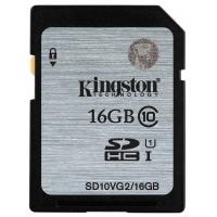 Kingston SDHC Class 10 UHS-I Card - 16GB