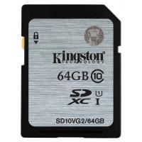 Kingston SDXC Class 10 UHS-I Card - 64GB