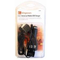 Kingavon Bb-mc390 5-in-1 Universal Mobile/ Usb Charger