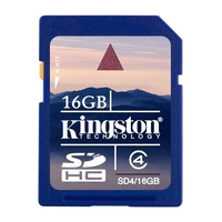 Kingston 16GB Class 4 Secure Digital High Capacity Card