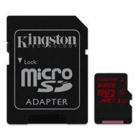 Kingston Technology 64GB Micro SDHC UHS-i - Speed Class 3 90r/80w With Adapter