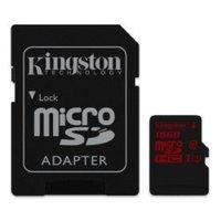 kingston technology 16gb micro sdhc uhs i speed class 3 90r80w with ad ...