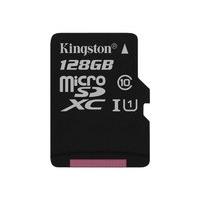 Kingston Technology 128GB microSDXC Class 10 UHS-I 45R Flash Card Single Pack w/o Adapter