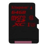 kingston technology 64gb micro sdhc uhs i speed class 3 single pack wi ...