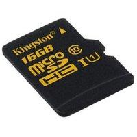 Kingston (16gb) Uhs-i Microsdhc Card (class 10) Without Adaptor