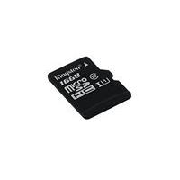 Kingston 16 GB MicroSD SDHC Memory Card Class 10 UHS-I (Card Only)