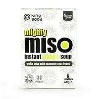 King Soba Org Miso Soup Edamame Beans 60g