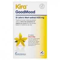 Kira GoodMood (Low Mood) St John\'s Wort Extract 450mg 30 Tablets