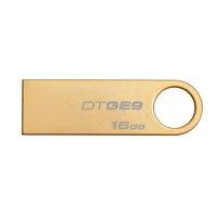 kingston 16gb usb 20 data traveler ge9 gold flash drive