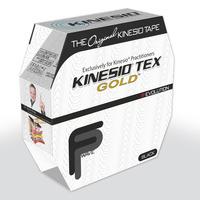 Kinesio Tape Tex Gold 5cm x 31.5m - Black - Large Box