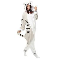 Kigurumi Pajamas Cat Chi\'s Sweet Home/Cheese Cat Leotard/Onesie Festival/Holiday Animal Sleepwear Halloween Black Patchwork Polar Fleece