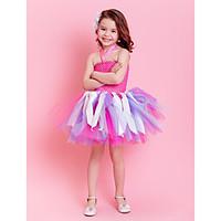 kids dancewear dresses tutus childrens training polyester tulle sashri ...