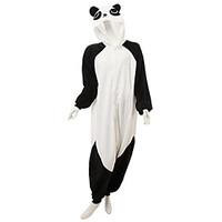Kigurumi Pajamas Panda Leotard/Onesie Festival/Holiday Animal Sleepwear Halloween White Patchwork Polar Fleece Kigurumi For Unisex