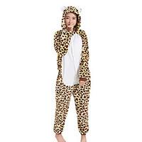 Kigurumi Pajamas Bear Leotard/Onesie Halloween Animal Sleepwear Leopard Polar Fleece Kigurumi Unisex Halloween Character