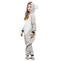 Kigurumi Pajamas Koala Leotard/Onesie Festival/Holiday Animal Sleepwear Halloween Gray Solid Polar Fleece For KidHalloween Christmas