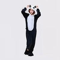 Kigurumi Pajamas Panda Leotard/Onesie Festival/Holiday Animal Sleepwear Halloween Black/White Geometric Polyester Kigurumi For Unisex