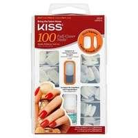 Kiss 100 Nails Short Square, Clear