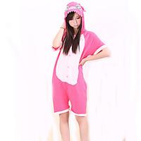 Kigurumi Pajamas Monster Leotard/Onesie Festival/Holiday Animal Sleepwear Halloween Fuschia Solid Cotton Kigurumi 147 Unisex Carnival