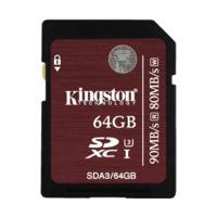 kingston sdxc 64gb uhs i u3 sda364gb