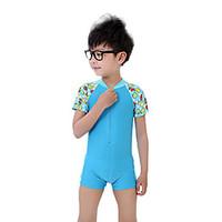 Kid\'s Shorty Wetsuit Breathable Quick Dry Anatomic Design Rubber Chinlon Diving Suit Short Sleeve Diving Suits-Diving Summer Fashion