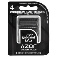 King of Shaves Azor System Razor 4 Endurium Cartridges