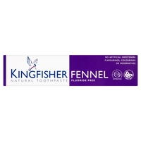 Kingfisher Fennel Natural Toothpaste Fluoride Free - 100ml