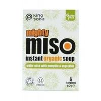 king soba org miso soup pumpkin veg 60g 1 x 60g