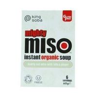 King Soba Org Miso Soup Tofu Ginger 60g (1 x 60g)