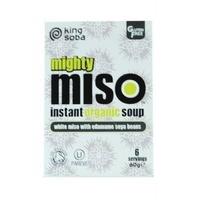 king soba org miso soup edamame beans 60g 1 x 60g