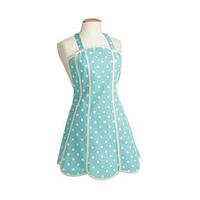 Kitchen Couture Apron, Duck Egg Spot, Cotton
