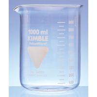 Kimble Chase Beaker, Low Form, with Graduation and Spout 100ml