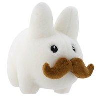 Kidrobot Frank Kozik Labbit 7\'\' White Stache Plush Peluche