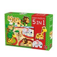 King Kiddy 5-in-1 Zoo Puzzle