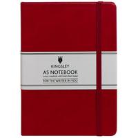 Kingsley Lined Notebook A5 Red
