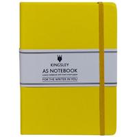 Kingsley Lined Notebook A5 Yellow