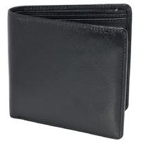 Kingsley RFID Black Carlos Leather Basic Wallet