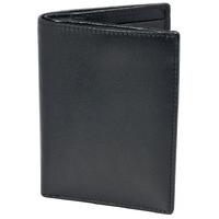 kingsley rfid black leather slim wallet