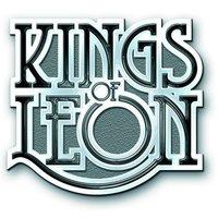 kings of leon pin scroll logo in one size