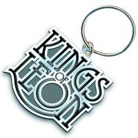 kings of leon keyring scroll logo in one size