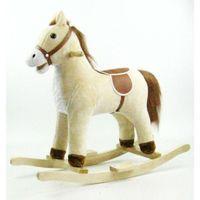 Kiddies Kingdom Rocking Horse With Sound-Butter Milk