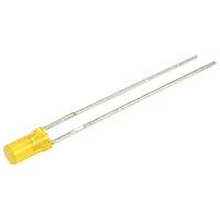 Kingbright L-424YDT 3mm 2.1V Yellow LED Cylindrical