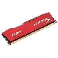 kingston hyperx fury red 4gb 1 x 4gb memory module 1600mhz ddr3 non ec ...