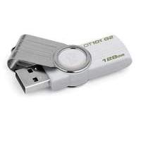 Kingston DataTraveler 101 (128GB) (G2) USB 2.0 Flash Drive (White)