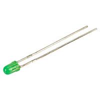 kingbright l 7104pgd 3mm pure green led 5mcd