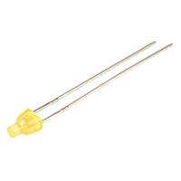 kingbright l 1034yd 2mm yellow led flat top 8mcd